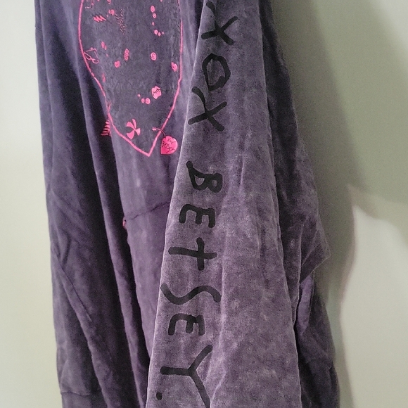 Torrid. Betsey Johnson. Gray. Sweatshirt , Hoodie Dress. Size 5. - Picture 4 of 7